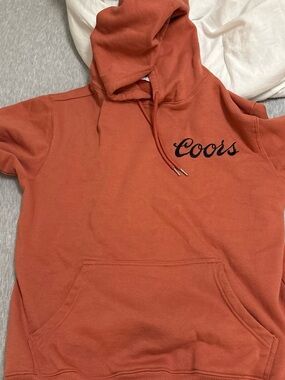 Coors Men's Hooded Sweatshirt - Rust Orange
